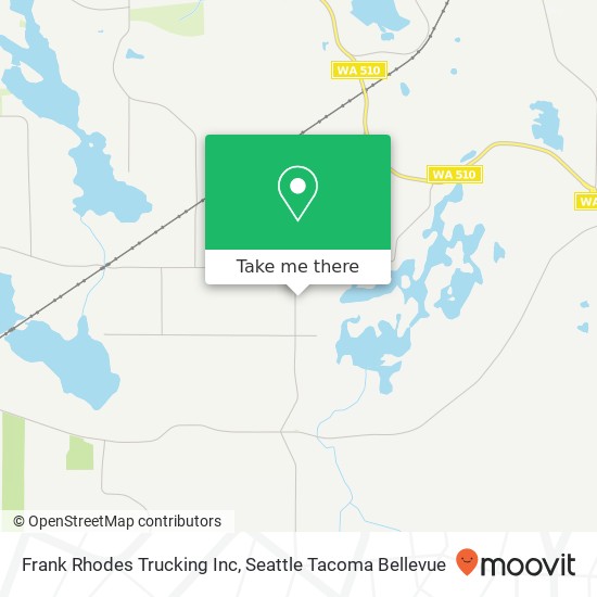 Frank Rhodes Trucking Inc map