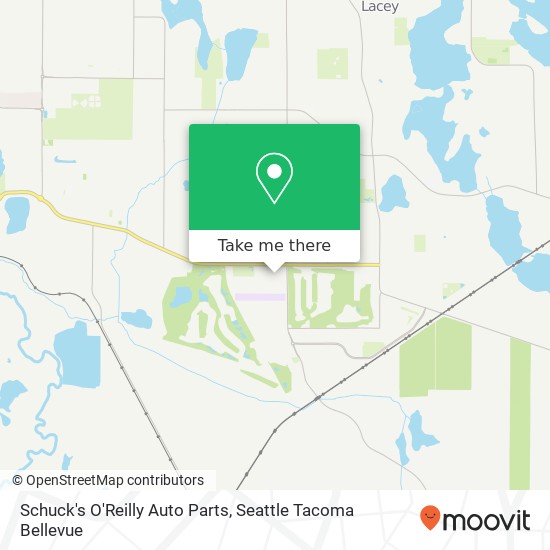 Schuck's O'Reilly Auto Parts map