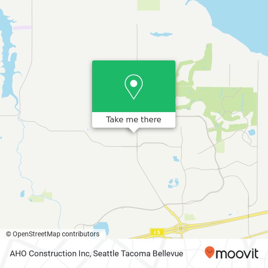AHO Construction Inc map