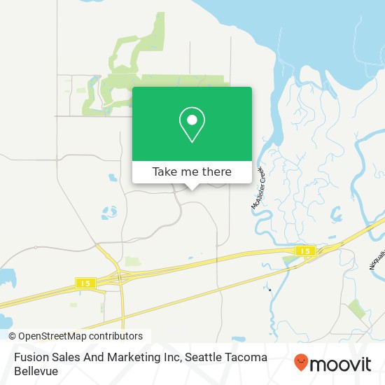 Fusion Sales And Marketing Inc map