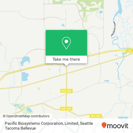 Pacific Biosystems Corporation, Limited map