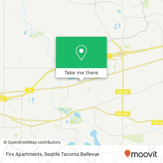 Firs Apartments map