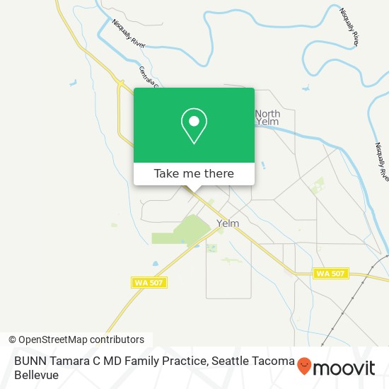 Mapa de BUNN Tamara C MD Family Practice