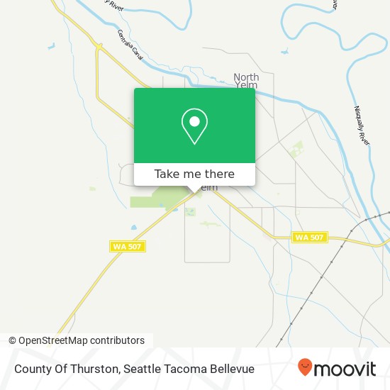 County Of Thurston map