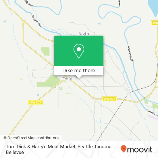 Mapa de Tom Dick & Harry's Meat Market