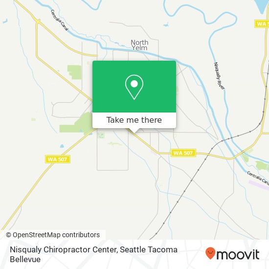 Mapa de Nisqualy Chiropractor Center