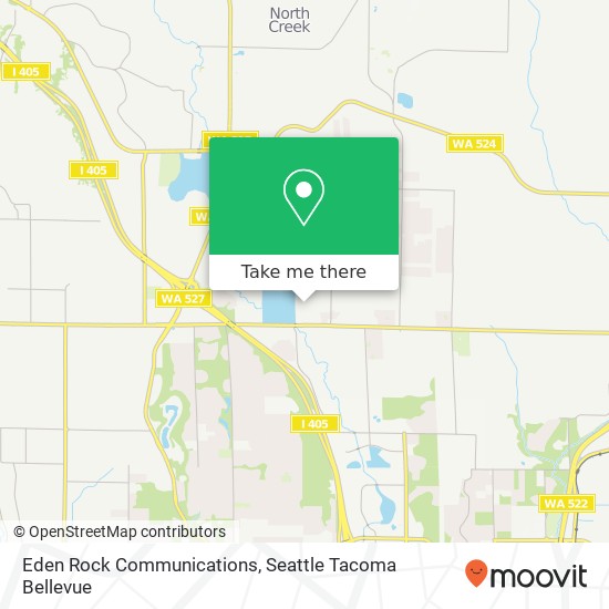 Mapa de Eden Rock Communications