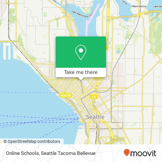 Online Schools map