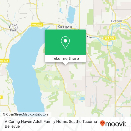 Mapa de A Caring Haven Adult Family Home