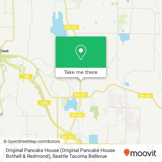 Original Pancake House (Original Pancake House Bothell & Redmond) map