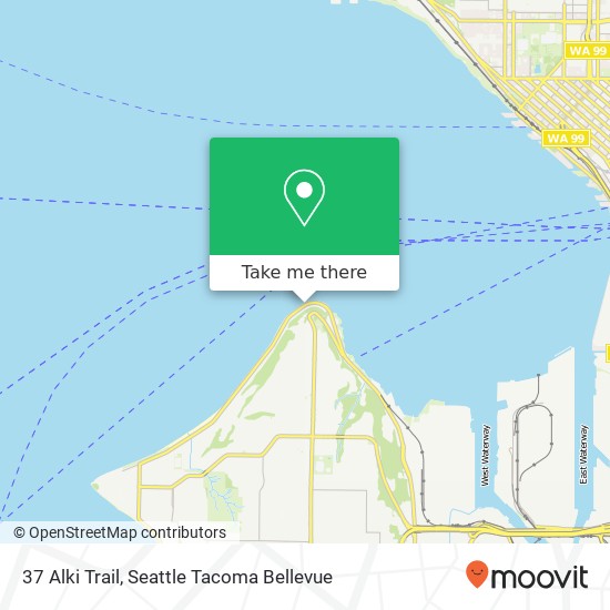 37 Alki Trail map