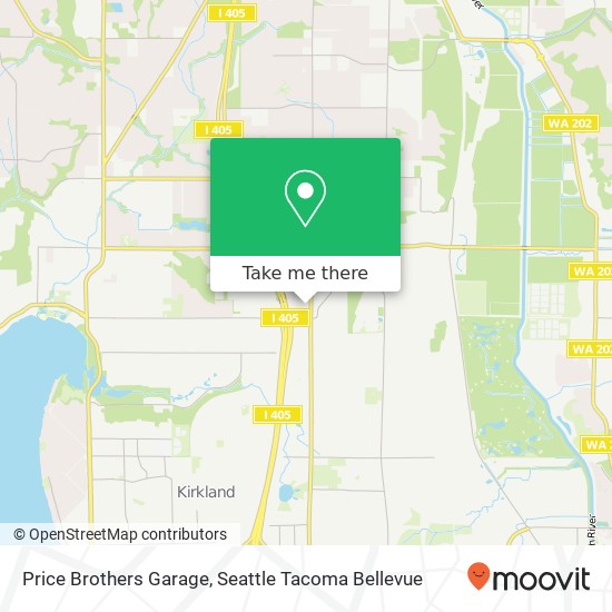 Price Brothers Garage map