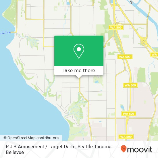 Mapa de R J B Amusement / Target Darts