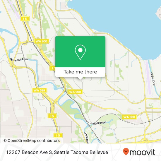 Mapa de 12267 Beacon Ave S