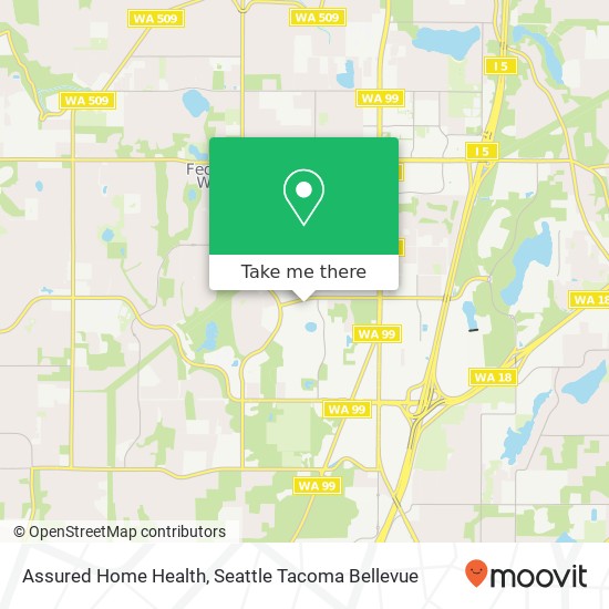 Mapa de Assured Home Health