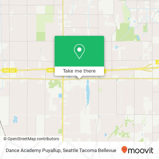 Mapa de Dance Academy Puyallup