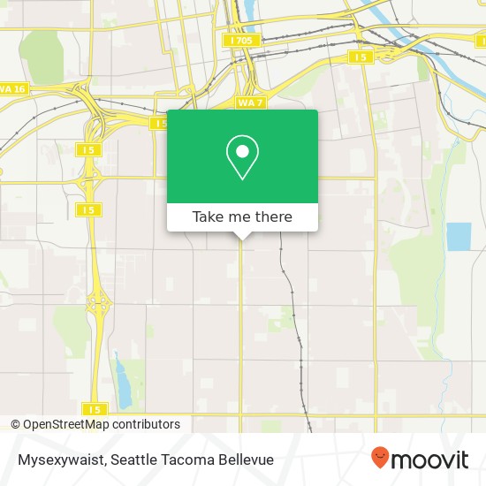 Mapa de Mysexywaist, 4619 Pacific Ave Tacoma, WA 98408