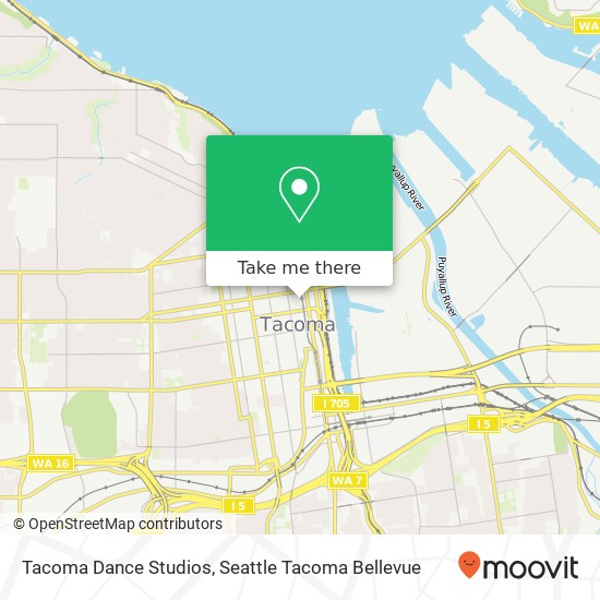 Tacoma Dance Studios, 1127 Broadway Tacoma, WA 98402 map