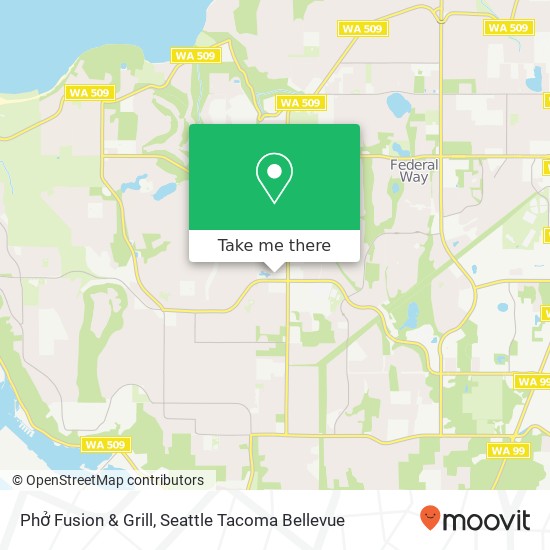 Phở Fusion & Grill, 2310 SW 336th St Federal Way, WA 98023 map