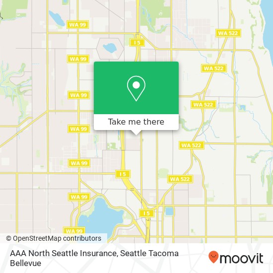 Mapa de AAA North Seattle Insurance