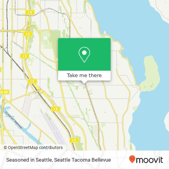 Mapa de Seasoned in Seattle, 5619 Martin Luther King Jr Way S Seattle, WA 98118