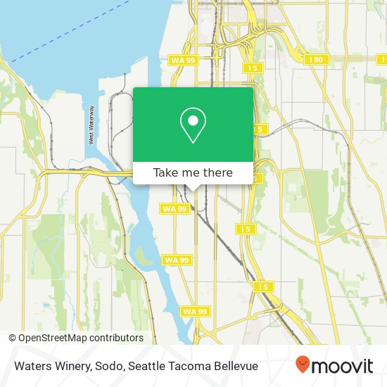 Waters Winery, Sodo, 3861 1st Ave S Seattle, WA 98134 map