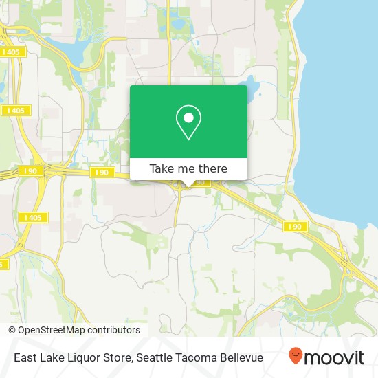 East Lake Liquor Store map