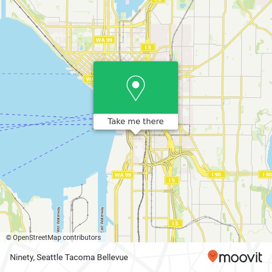Mapa de Ninety, 406 Occidental Ave S Seattle, WA 98104
