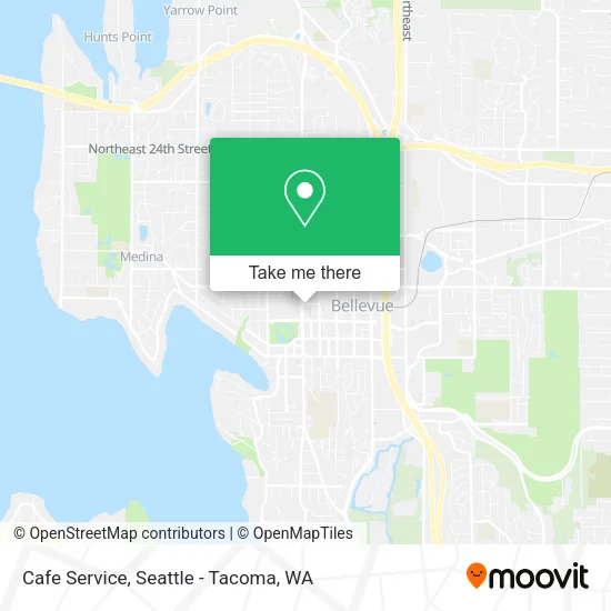 Cafe Service map