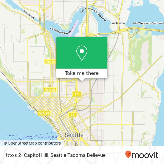 Itto's 2- Capitol Hill, 601 Summit Ave E Seattle, WA 98102 map