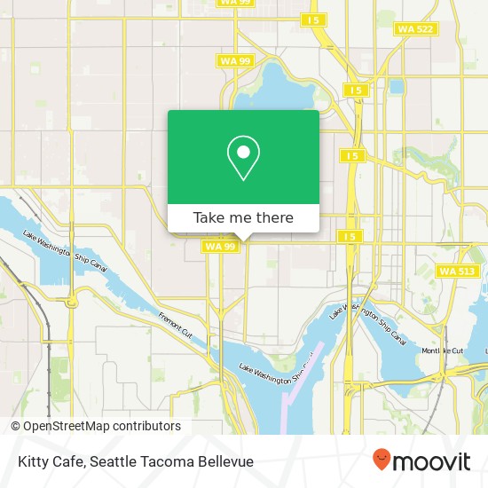 Kitty Cafe, 1225 N 45th St Seattle, WA 98103 map