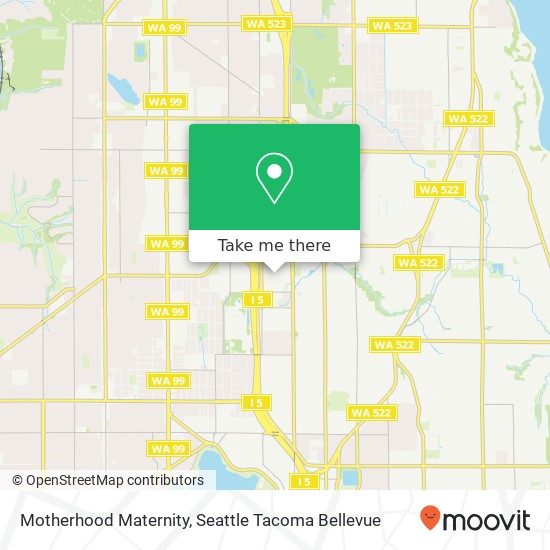 Mapa de Motherhood Maternity, 401 NE Northgate Way Seattle, WA 98125