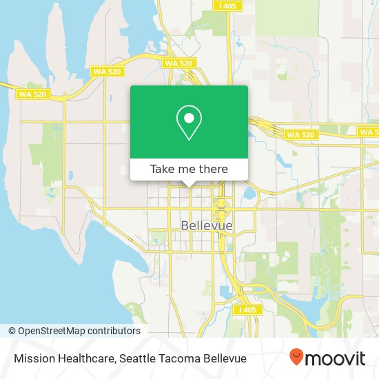 Mission Healthcare map