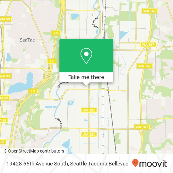 Mapa de 19428 66th Avenue South