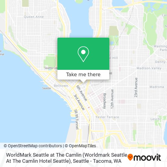 Mapa de WorldMark Seattle at The Camlin (Worldmark Seattle At The Camlin Hotel Seattle)