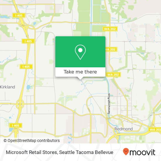 Microsoft Retail Stores map