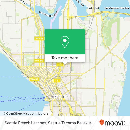 Mapa de Seattle French Lessons