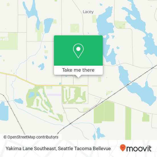 Mapa de Yakima Lane Southeast