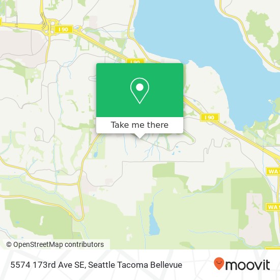 Mapa de 5574 173rd Ave SE