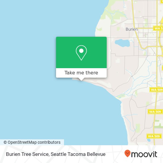 Burien Tree Service map