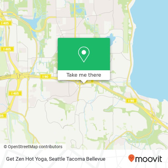Get Zen Hot Yoga map