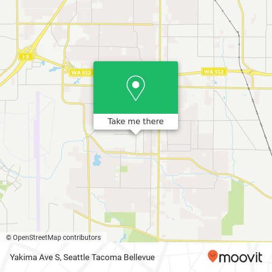 Yakima Ave S map