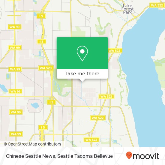 Chinese Seattle News map