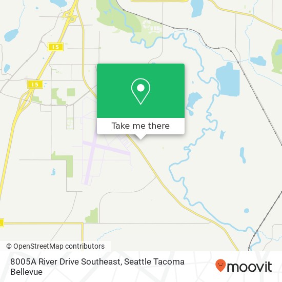 Mapa de 8005A River Drive Southeast