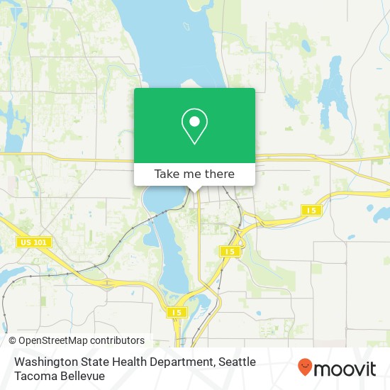 Washington State Health Department map