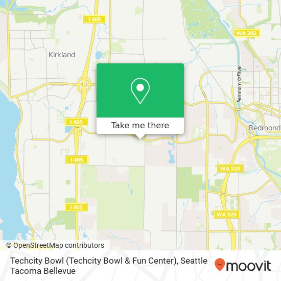 Techcity Bowl (Techcity Bowl & Fun Center) map