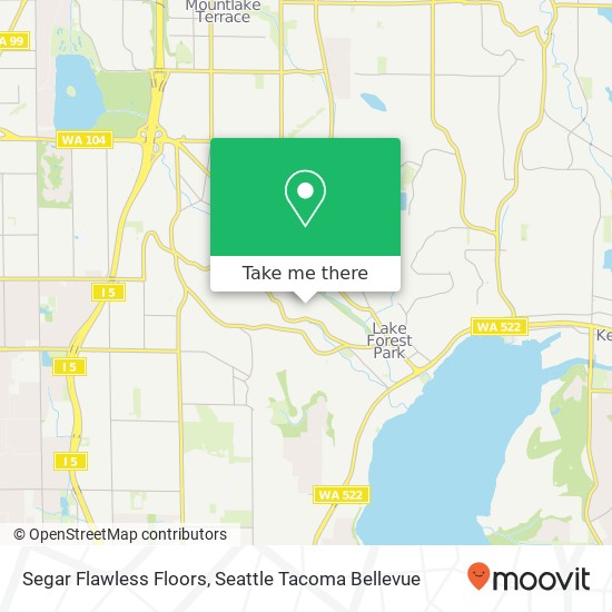 Segar Flawless Floors map