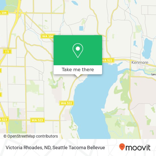 Mapa de Victoria Rhoades, ND