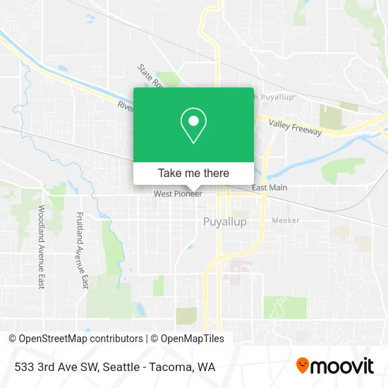 Mapa de 533 3rd Ave SW