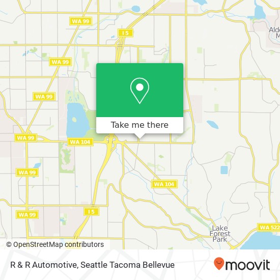 R & R Automotive map